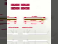 機械製のピン 2.0x18.5mm 金色付ターミナルピン コンネクタ用のコンタクトポイントピン