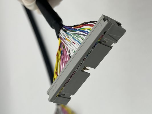 UL20276 認定 40P シールドリボンケーブル PLC接続 IDC ボックスヘッダーフラットケーブル