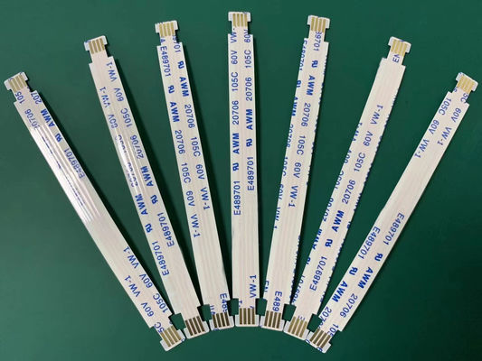 断熱材料 PET 平行リボンケーブル 1mm 1.25mm ピッチ カスタム FFCケーブル