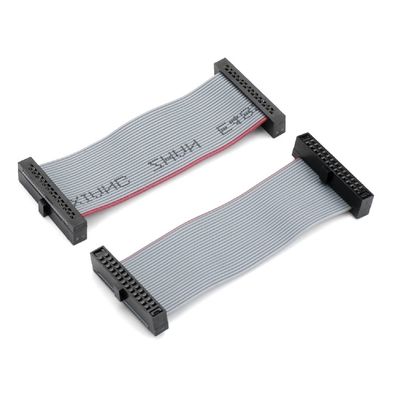 16ピンフラットIDCリボンケーブルハーネス PVCポリエステル2.54mm 電動10cm