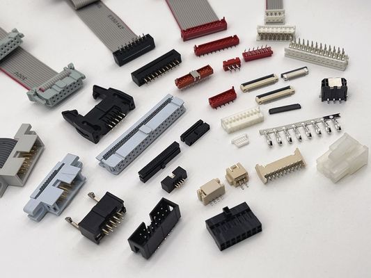 マイクロマッチコネクタ フラット電気ワイヤ IDC UL2651 レッド フラットリボンケーブル