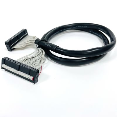 2.0mm 40ピンIDC タンナレ銅線導体を持つフラットリボンケーブル組