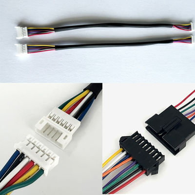 UL1007 ワイヤーハーネス組 2ピン 6ピン 8ピン カスタム電気ケーブル組