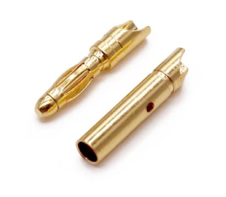 オーダーメイドサイズ 4mm 男性 バナナプラグコネクタ 金とスロープの布団保証