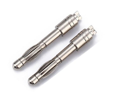 オーダーメイドサイズ 4mm 男性 バナナプラグコネクタ 金とスロープの布団保証