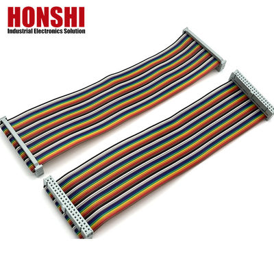 2.54mm IDCからIDC 電動平面ケーブル 40ピン多彩リボンケーブル 自動車用
