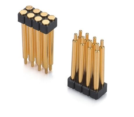 2.0mmピッチ H2.5mm 男性ポゴピンコネクタ PCB 双列20ピン直流