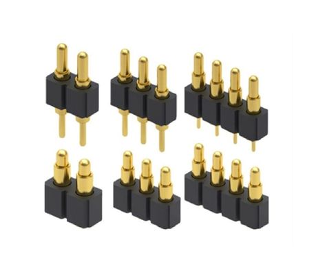 2.0mmピッチ H2.5mm 男性ポゴピンコネクタ PCB 双列20ピン直流