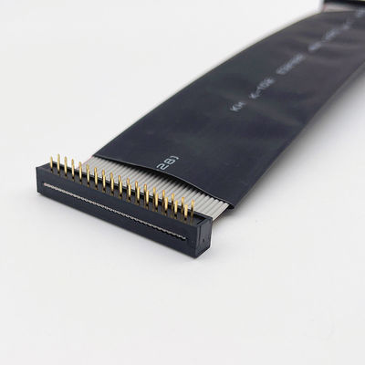 D サブ9ピン 平面電線 28AWG 直線連帯RS232リボンケーブル