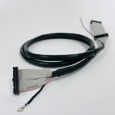 自動車IDC フラットリボンケーブル 2.54mm ピッチ保温材料 PVCポリエステル