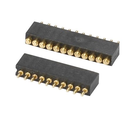 1.27mm H3.8mm ポゴピンコネクタ 青銅C6801 材料 12ピンコネクタ 精密