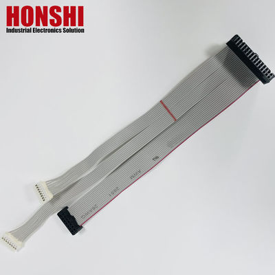 6P 10P 12P 14P 16P 20p IDC フラットリボンケーブルワイヤーハーネス 電気説明