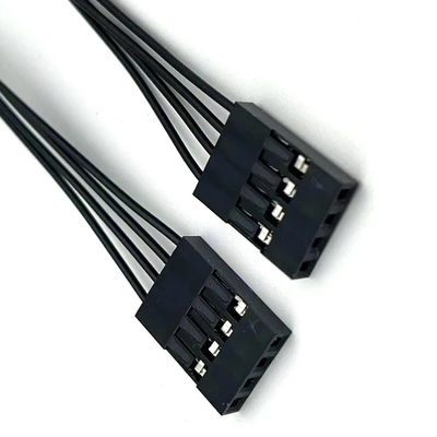 パーソナライズされた長さ電気ワイヤーハーネス デュポント 4ピンのJST SH 1.0 4ピンのコネクター