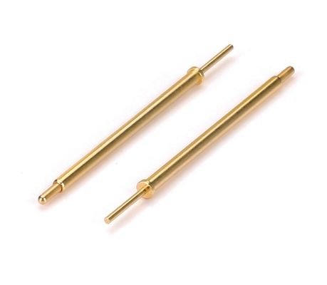 コネクタ 機械製 ピン 2.0x18.5mm 金色付ターミナルピン 銅型接触点ピン