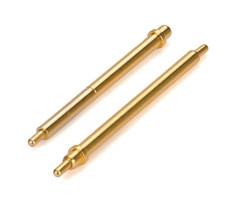 コネクタ 機械製 ピン 2.0x18.5mm 金色付ターミナルピン 銅型接触点ピン