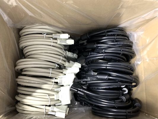 HPDB 100ピン MDRコネクタ SCSIケーブル組立 黒いワイヤー 銅の接触材料