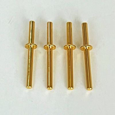 黄金塗装 青銅加工ピン 1.6x20mm CNC垂直加工センター用