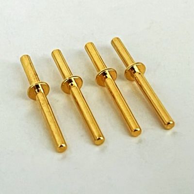 黄金塗装 青銅加工ピン 1.6x20mm CNC垂直加工センター用