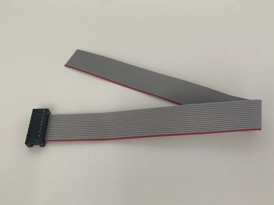 DIPプラグ グレーフラットケーブル 16ピンリボンケーブル UL2651 28awg 2.54mmピッチ