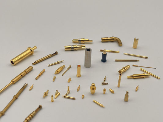 カスタムブラス加工ピンパッド SMTタイプ 金属塗装 1.5mm 男性 接続のために