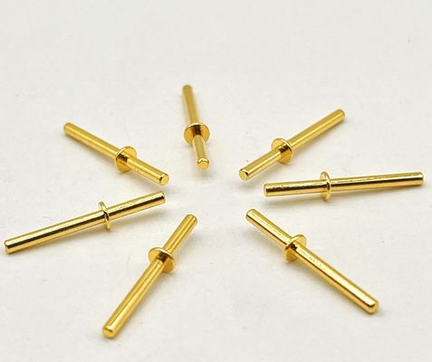 CNC回転機 機械製ピン 円銅のコンタクトピン 金付電源