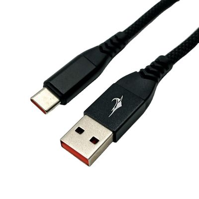 1m 黒色USB型ケーブル組立 UL2725 28Awg 急速なデータ同期と充電のために