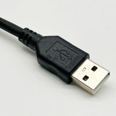 1m 黒色USB型ケーブル組立 UL2725 28Awg 急速なデータ同期と充電のために