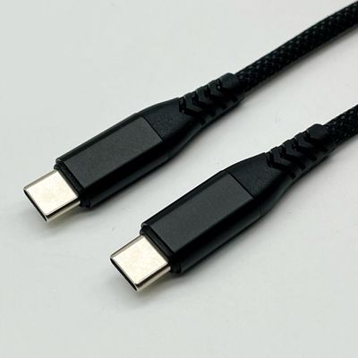 1m 黒色USB型ケーブル組立 UL2725 28Awg 急速なデータ同期と充電のために