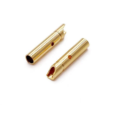 バナナプラグ 精密加工 マルチラミアピン コンタクト 4mm 溶接カップ 終了