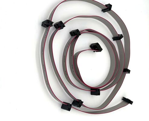 カスタム 6ピン - 64P IDCフラットケーブル組立て 2.54mm ピッチリボンケーブル