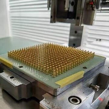 スプリングフォースポゴピンコネクタ 作業高度4.9mmディップタイプポゴピン