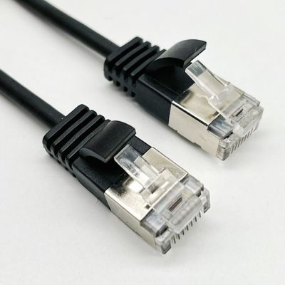 0.5m - 20m 黒 RJ45 イーサネットケーブル ラウンド Cat7 パッチケーブル カスタマイズ