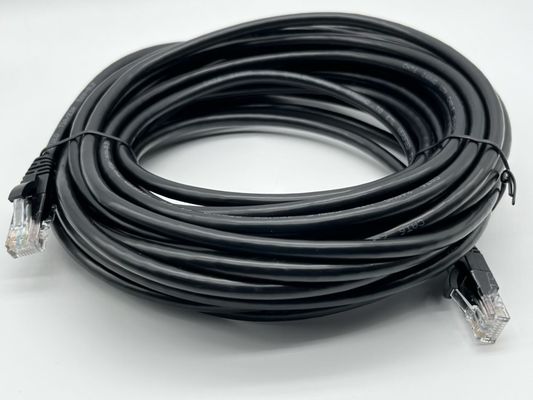 0.5m - 20m 黒 RJ45 イーサネットケーブル ラウンド Cat7 パッチケーブル カスタマイズ