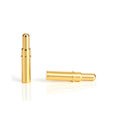 10.65mm 青銅のスプリングロードピン SMTタイプ 金属塗装ポゴピン 温度接続