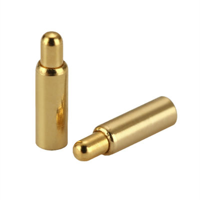 10.65mm 青銅のスプリングロードピン SMTタイプ 金属塗装ポゴピン 温度接続