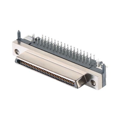 亜鉛合金 シェル材料 68ピン SCSIコネクタ 溶接型 VHDCI HPCN 男性