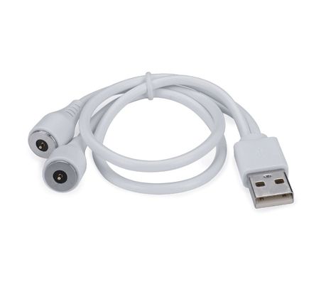 高電流3.0a充電ケーブルUSB 2ピン 循環電源充電アダプター 磁気ポゴピン