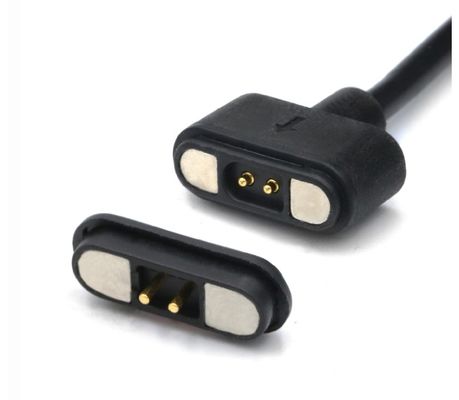 高電流3.0a充電ケーブルUSB 2ピン 循環電源充電アダプター 磁気ポゴピン