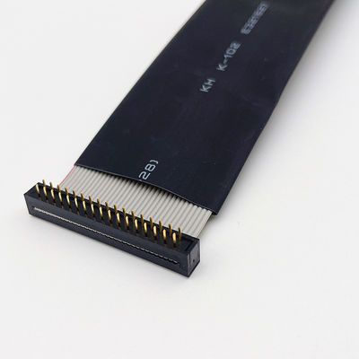 IDC リボンフラットケーブル組立 UL2651 28AWG 缶詰銅線導体