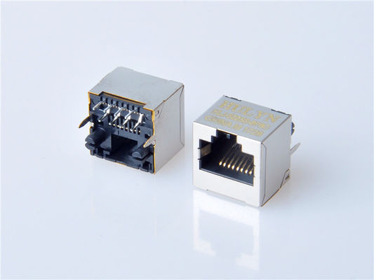 8p8c RJ45 ジャックコネクタ PCBマウント ネットワークソケット インターネット モジュラルの銅合金