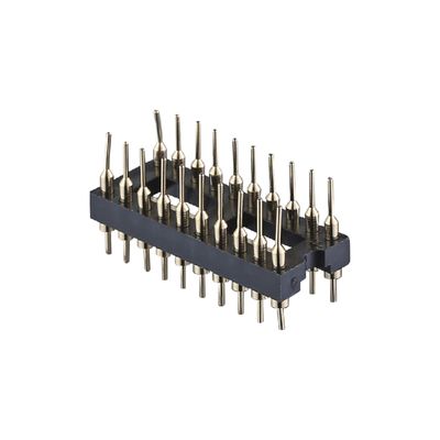 機械製の丸ピンヘッダー SMTタイプPCB H3.0mm 6ピン - 64ピンICソケット