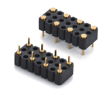 5.08mmピッチポゴピンコネクタ 男性8ピン4.0mm3列スプリング