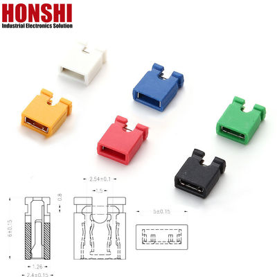 自動車 ミニジャンパー コンネクタ 板から板へ 女性ソケット 1.27mm 2mm 2.54mm ピッチ 黒 赤 黄色