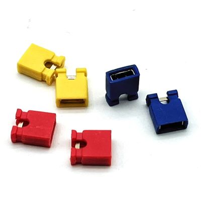 自動車 ミニジャンパー コンネクタ 板から板へ 女性ソケット 1.27mm 2mm 2.54mm ピッチ 黒 赤 黄色
