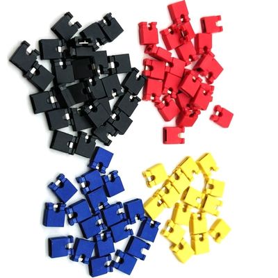 自動車 ミニジャンパー コンネクタ 板から板へ 女性ソケット 1.27mm 2mm 2.54mm ピッチ 黒 赤 黄色