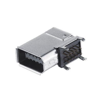 IEEE1394 10ピン 女性コネクタ サーバー I/O コネクタ SM-10P 溶接型
