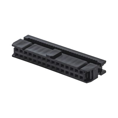 グレー 6 - 64ピン IDCコネクタ 2.54mm ピッチ 女性ソケット フラットケーブル FCソケット