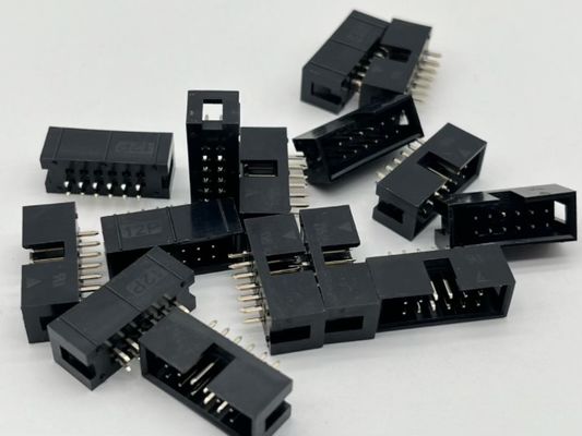 右角ボックスヘッダーコネクタ DIP PCB DC3 12ピンヘッダ 2.54mmピッチ