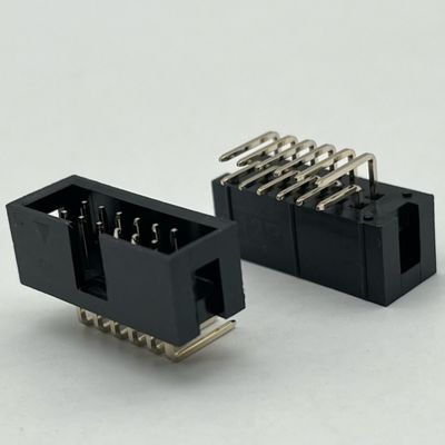 右角ボックスヘッダーコネクタ DIP PCB DC3 12ピンヘッダ 2.54mmピッチ