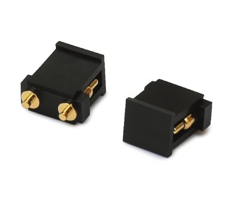 カスタム2.54mmピッチ 男性6ピン1.5mmPCBコネクタ スプリングロードポゴピンコネクタ